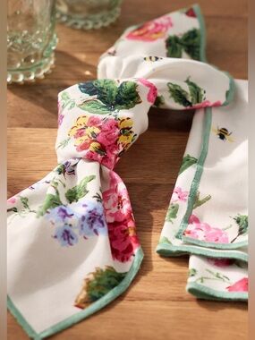 Anthropologie Camille Napkins, Set of 2